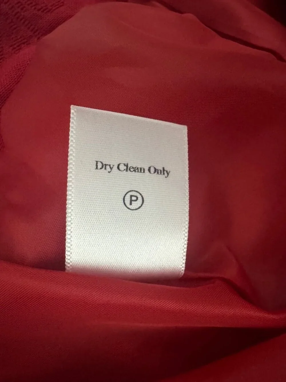 Coldwater Creek Red Jacquard Button Jacket Size 14 Blazer Pockets Coat Holiday